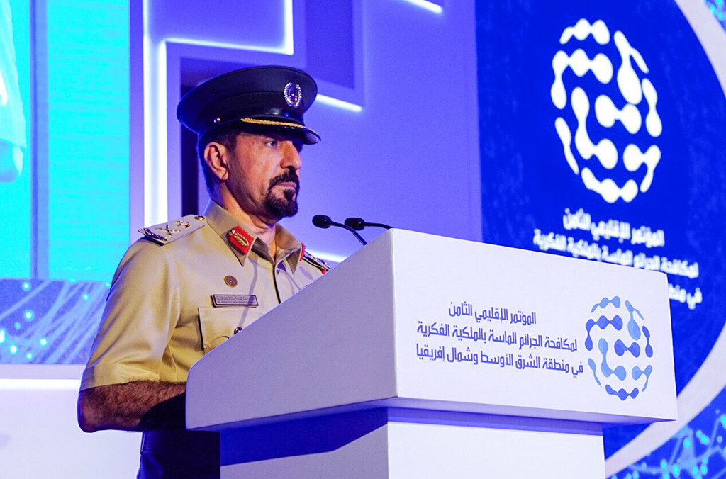 Abdel Quduos Al-Obaidli, Comandante General Adjunto de Excelencia e Innovación en la Policía de Dubái y Presidente de la Asociación de Propiedad Intelectual de los Emiratos Árabes Unidos.